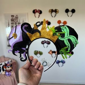 Disney inspired small shop ears - Ursula - The Little Mermaid